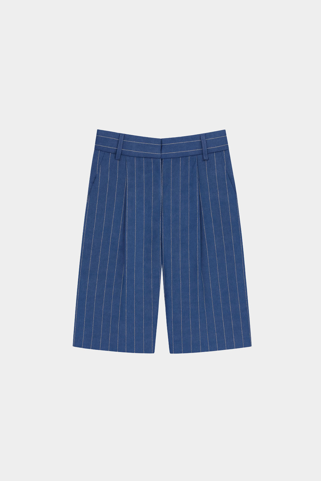 Camilla and Marc | Alberto Short - Blue White Stripe
