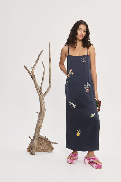 Alemais | Fontaine Slip Midi Dress