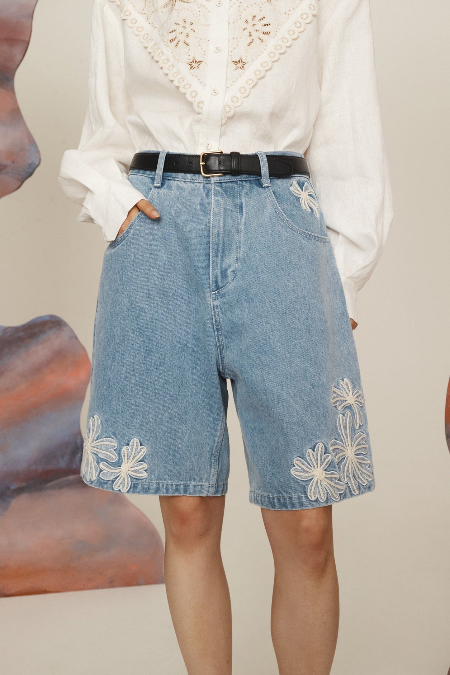 Alemais | Charlene Denim Short