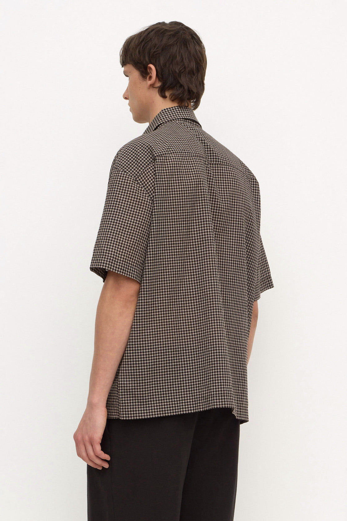 Assembly Label | Alta Check Short Sleeve Shirt - Brown / Black