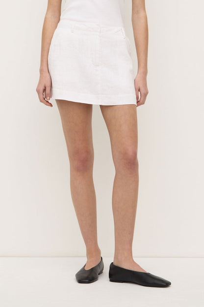 Assembly Label | Amanda Mini Skirt - White