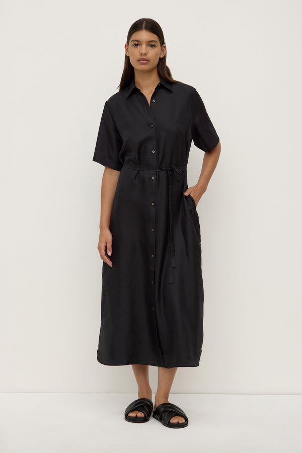 Assembly Label | Amelie Shirt Dress - Black