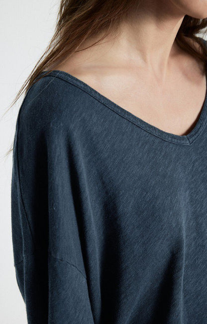 American Vintage | Sonoma Long Sleeve T.Shirt - Vintage Navy Blue
