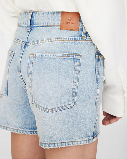 Anine Bing | Dalton Short - Bleached Blue