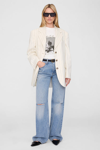 Anine Bing | Ashton Tee Spirit - Ivory