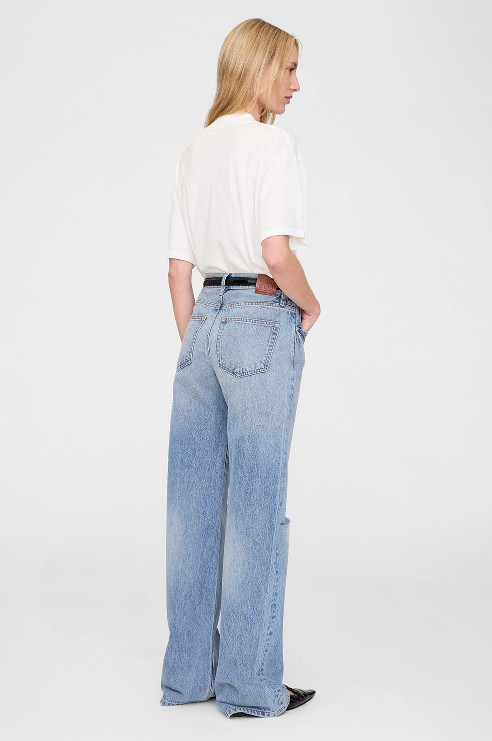 Anine Bing | Ashton Tee Spirit - Ivory
