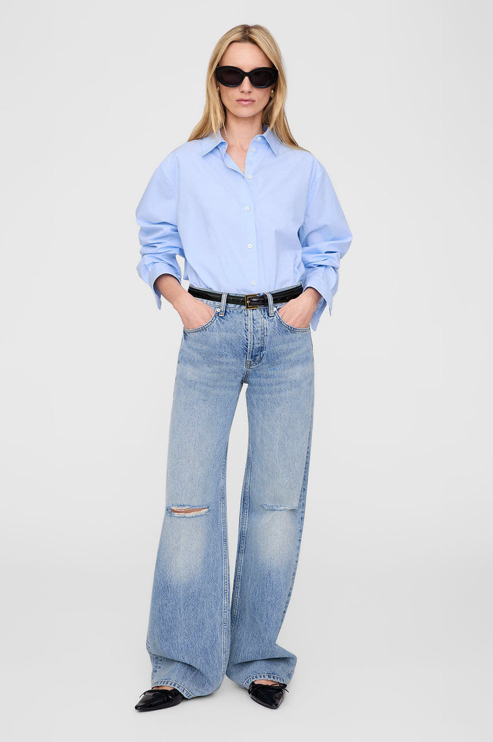 Anine Bing | Essie Shirt - Blue