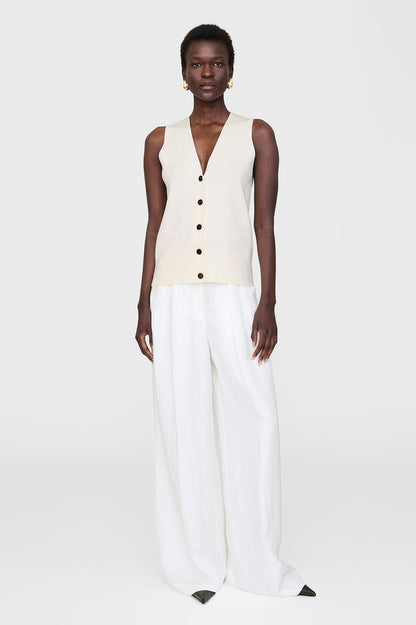 Anine Bing | Lawrence Vest - Ivory