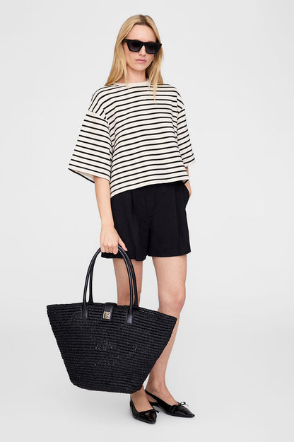 Anine Bing | Lou Tote Monogram - Black