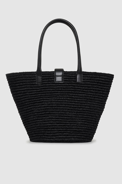 Anine Bing | Lou Tote Monogram - Black
