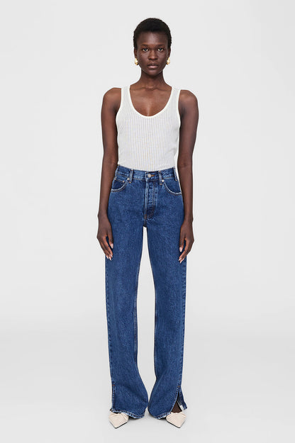 Anine Bing | Roy Jean 34" - Clean Indigo Denim