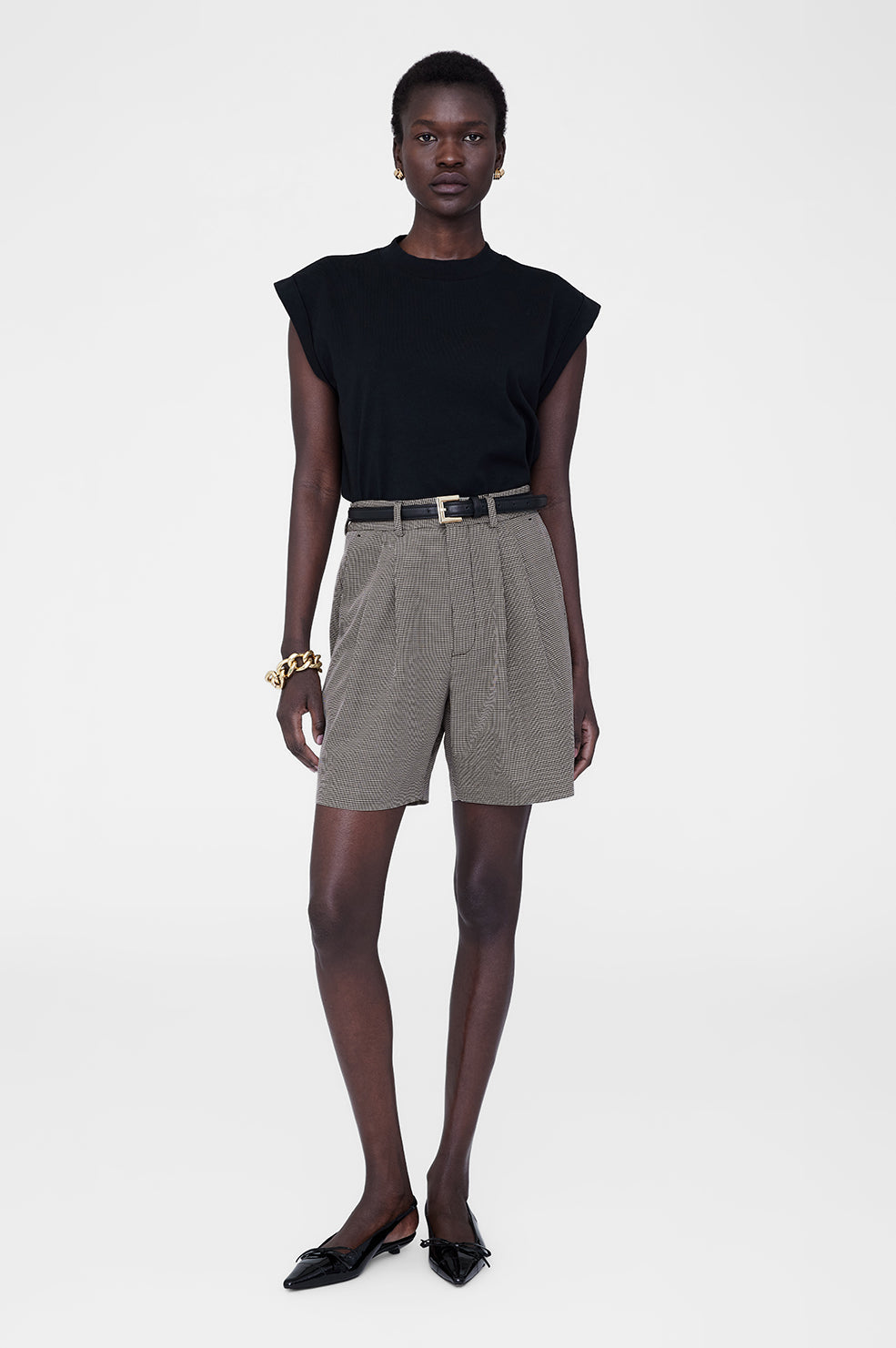 Anine Bing | Caspen Tee - Black