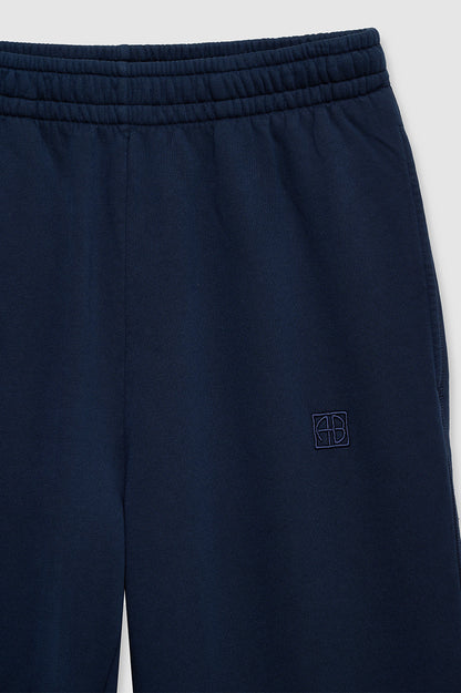 Anine Bing | Karter Jogger Framed Monogram - Washed Navy