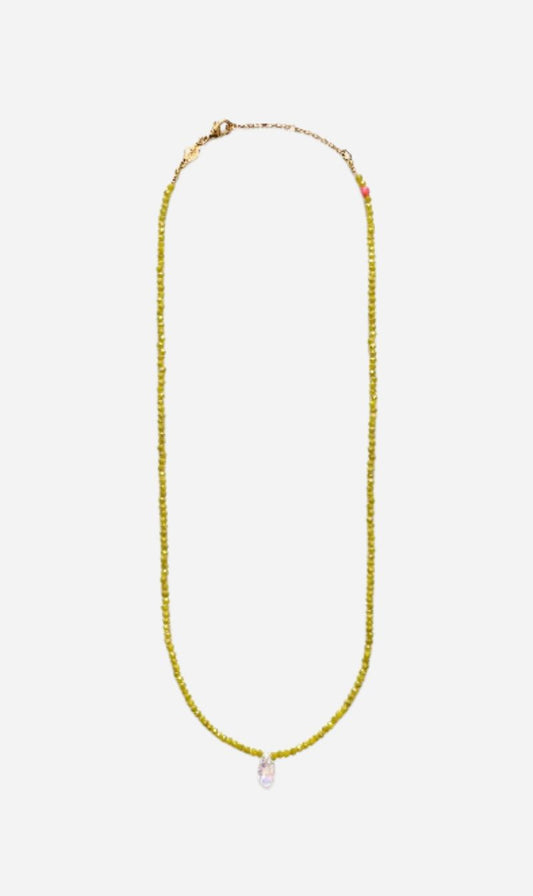 Anni Lu | Cosmic Cactus Necklace - Pale Olive