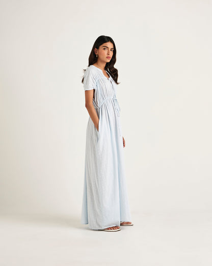 Chameli | Arvi Short Sleeve Maxi Dress - Bliss