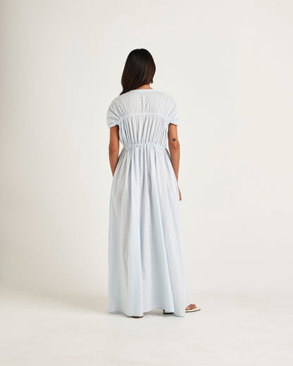 Chameli | Arvi Short Sleeve Maxi Dress - Bliss
