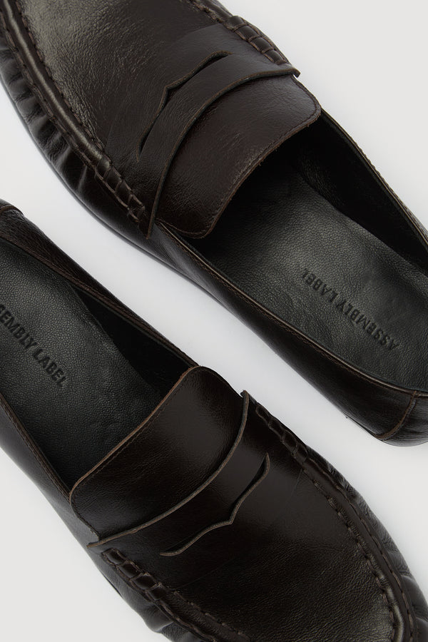 Assembly Label | Avenue Leather Loafer - Crinkle Umber