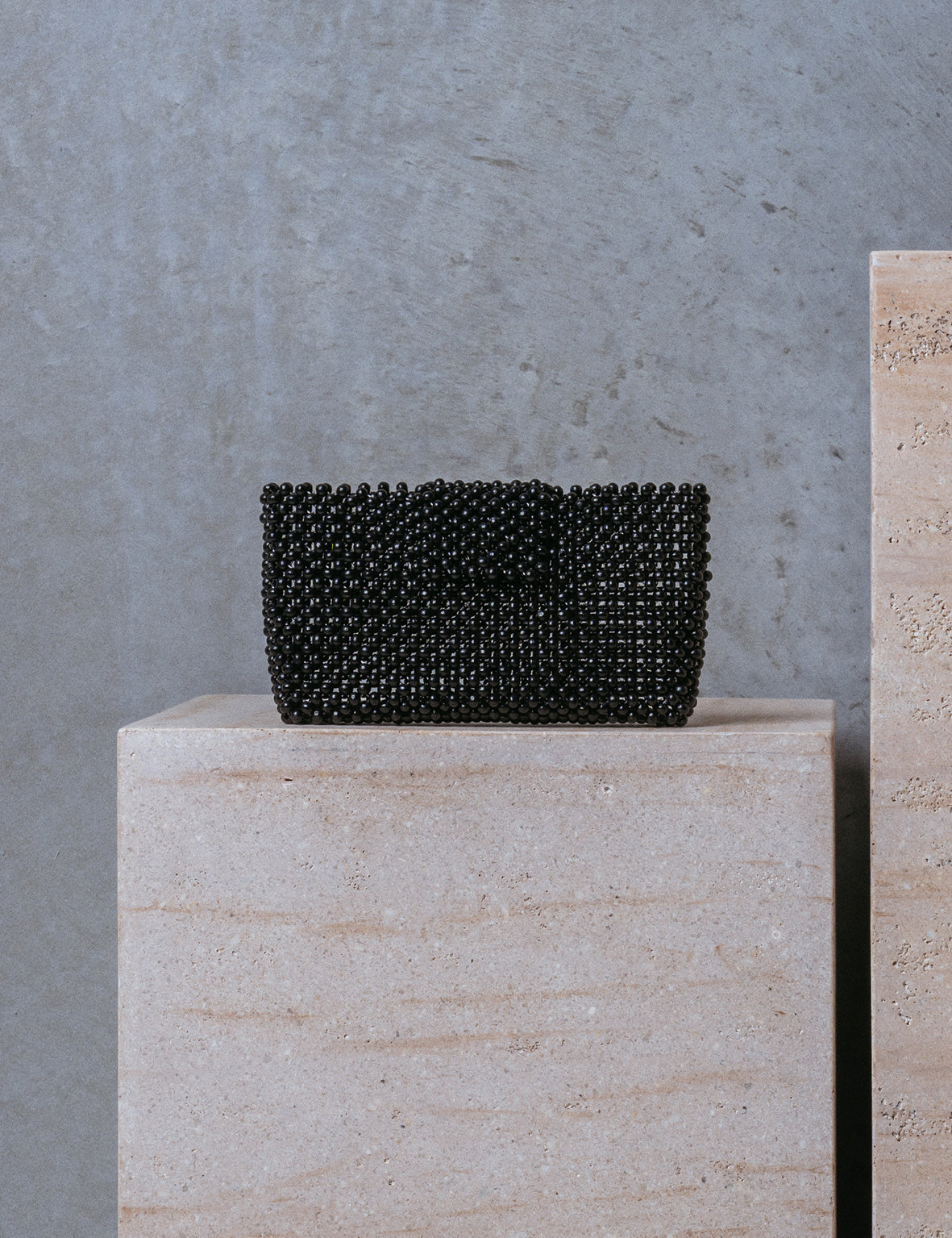 La Tribe | Beaded Clutch - Black