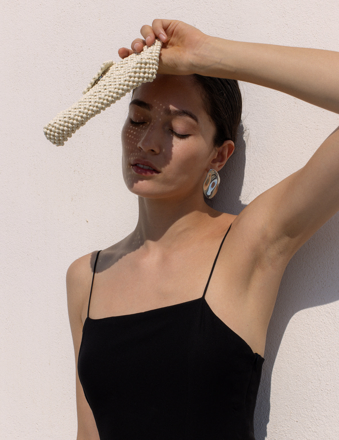 La Tribe | Beaded Clutch - Bone