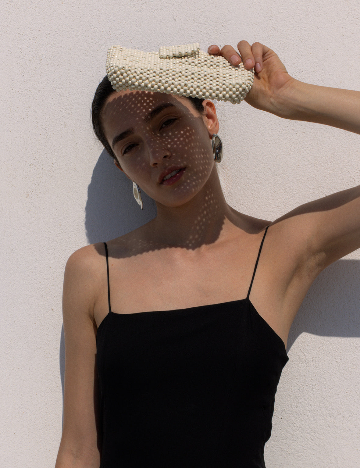 La Tribe | Beaded Clutch - Bone