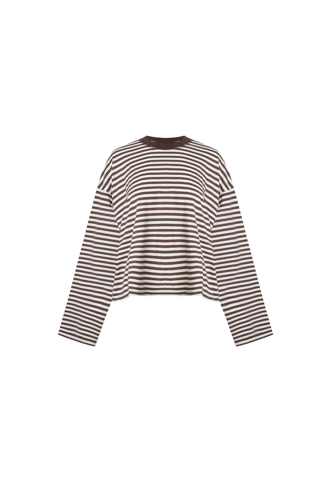 Lioness | Bloom Long Sleeve - Dark Chocolate Stripe