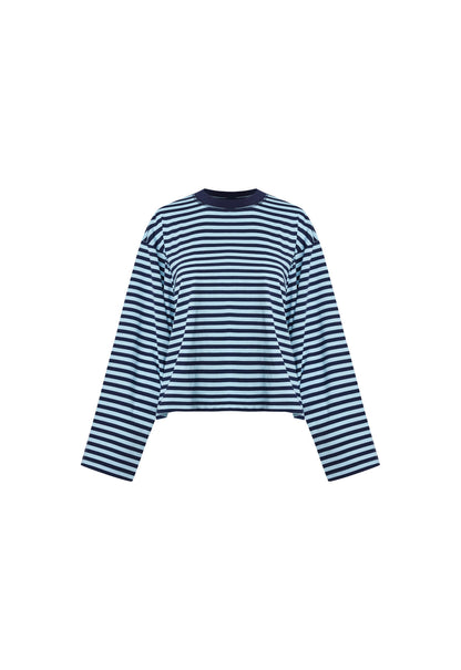 Lioness | Bloom Long Sleeve - Navy Sea Stripe