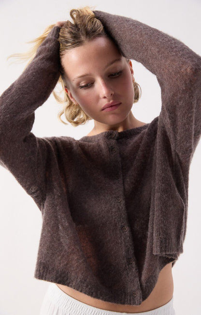 American Vintage | Bodyrow Cardigan - Hedgehog Melange