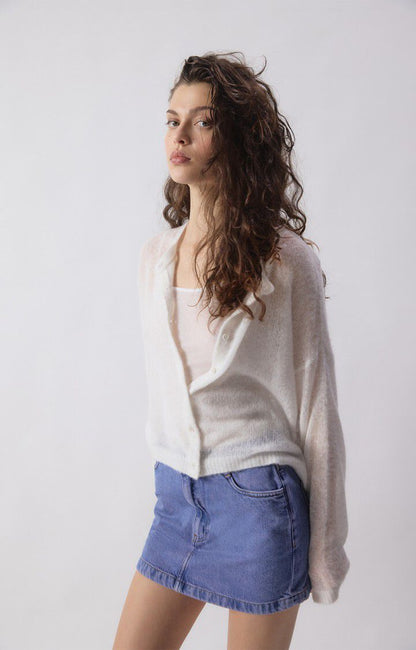 American Vintage | Bodyrow Cardigan - Polar Melange