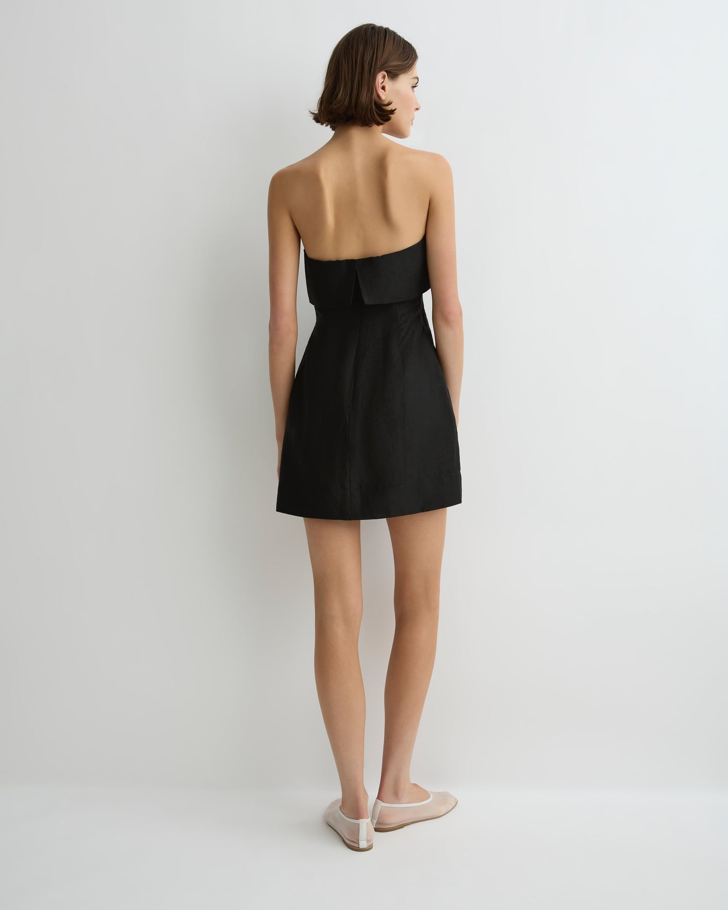 Bondi Born | Bormio Bandeau Mini Dress - Black