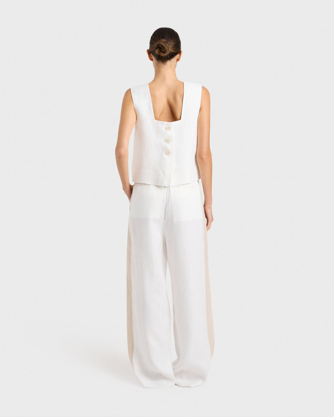 Bondi Born | Delphi Square Neck Bodice - White