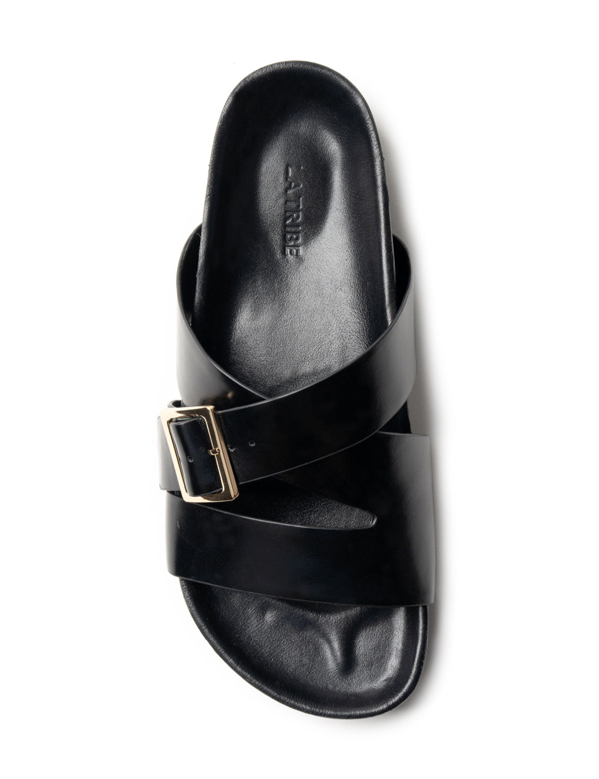 La Tribe | Buckle Strap Platform - Black