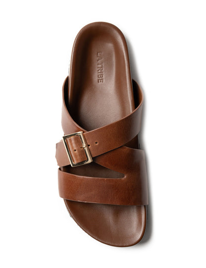 La Tribe | Buckle Strap Slide - Cognac