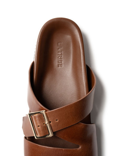 La Tribe | Buckle Strap Slide - Cognac