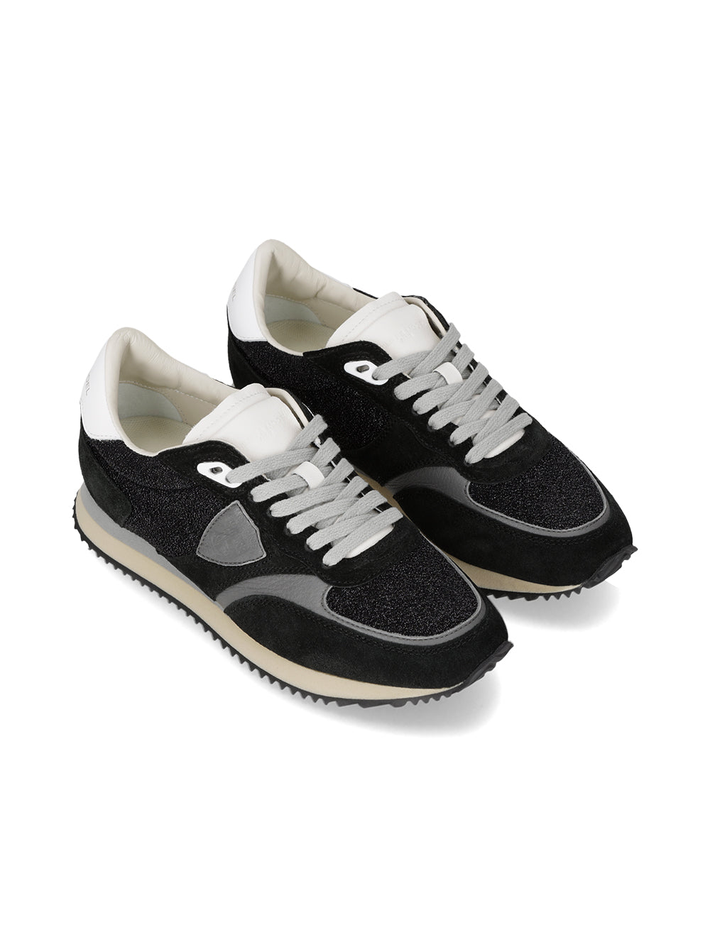Philippe Model | Blville Low - Glitter Resau Noir