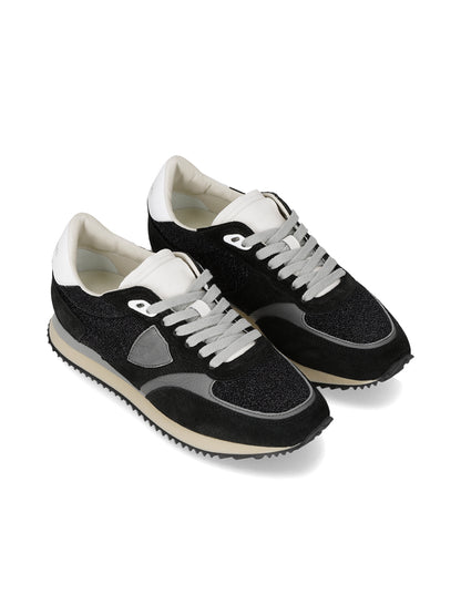 Philippe Model | Blville Low - Glitter Resau Noir