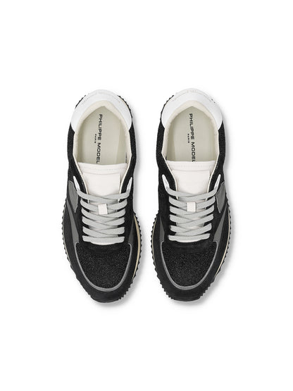 Philippe Model | Blville Low - Glitter Resau Noir