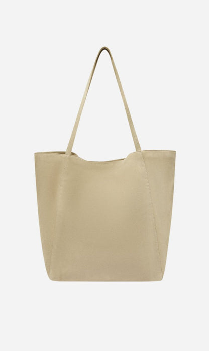 Assembly Label | Paige Suede Tote Bag - Sand