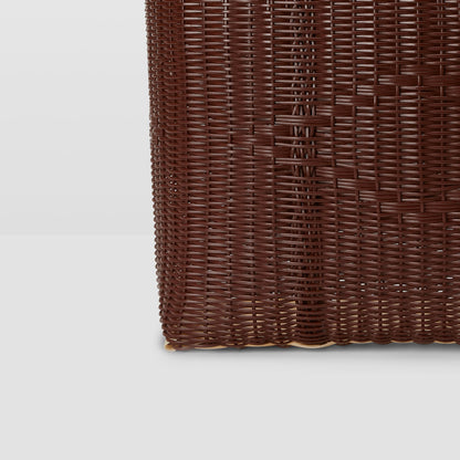 Palorosa | Medium Tote Basket - Chocolate