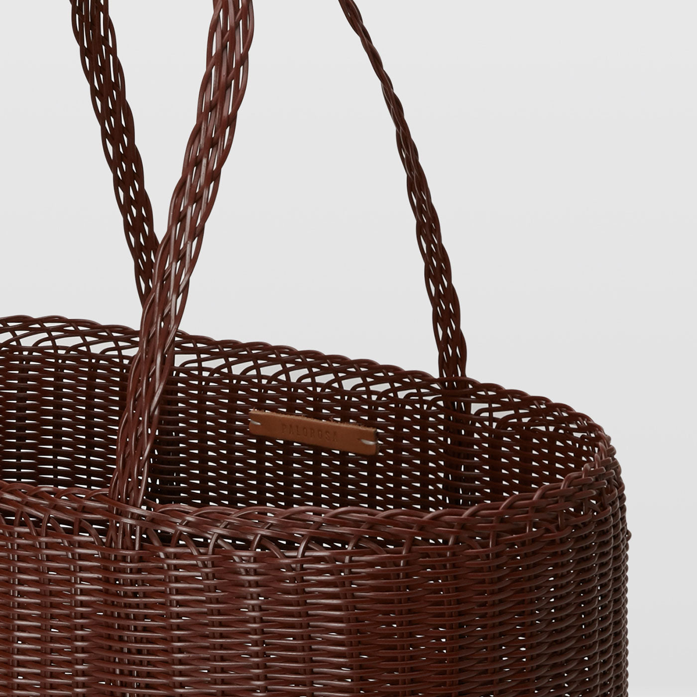 Palorosa | Medium Tote Basket - Chocolate