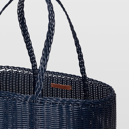 Palorosa | Medium Tote Basket - Midnight Blue
