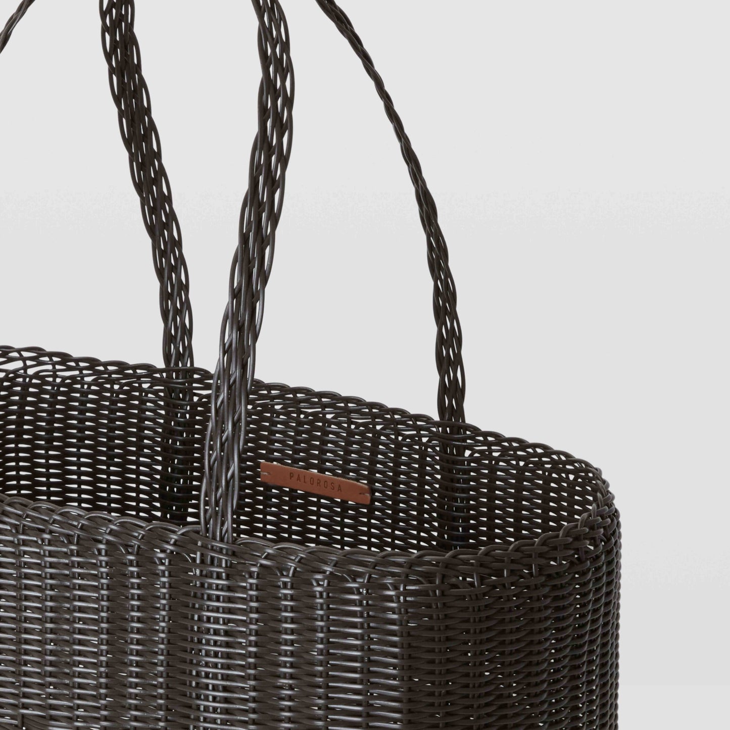 Palorosa | Medium Tote Basket - Midnight Brown
