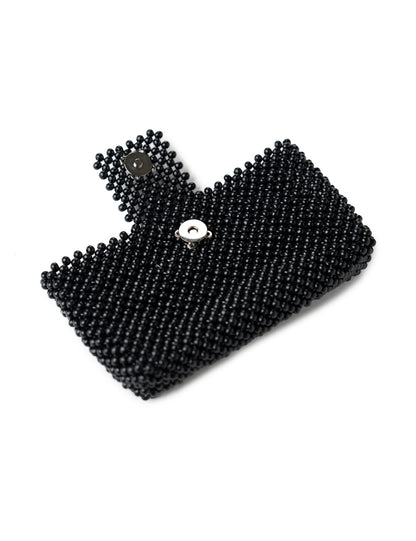 La Tribe | Beaded Clutch - Black