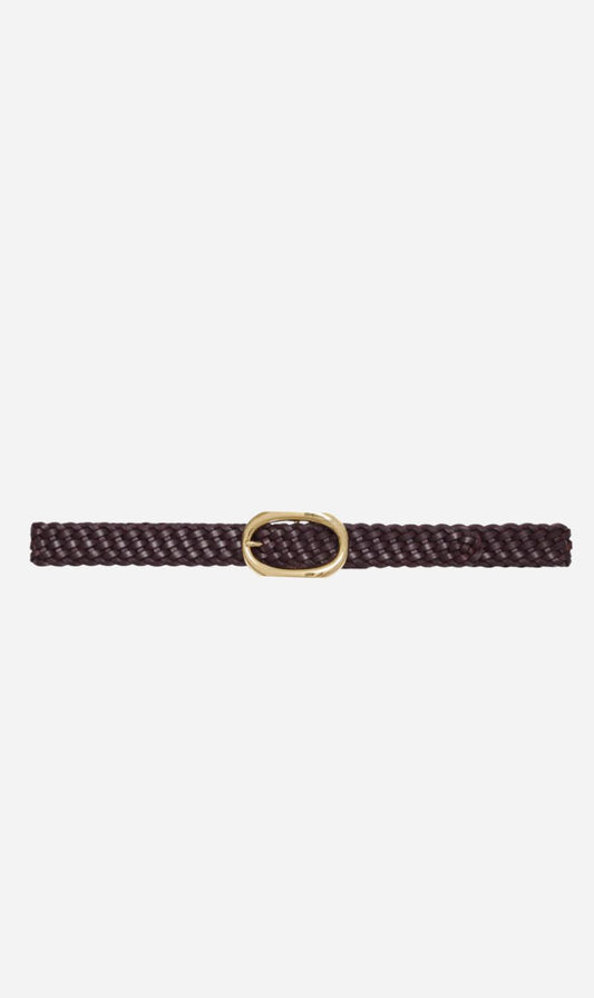 Anine Bing | Signature Link Belt Braided - Fig