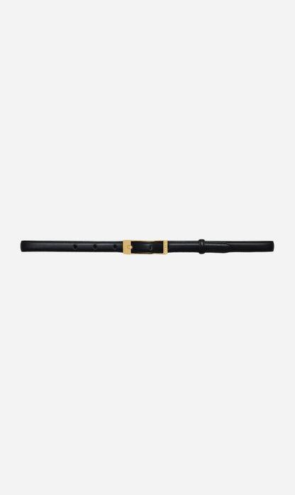 Anine Bing | Elly Belt Smooth Leather - Black
