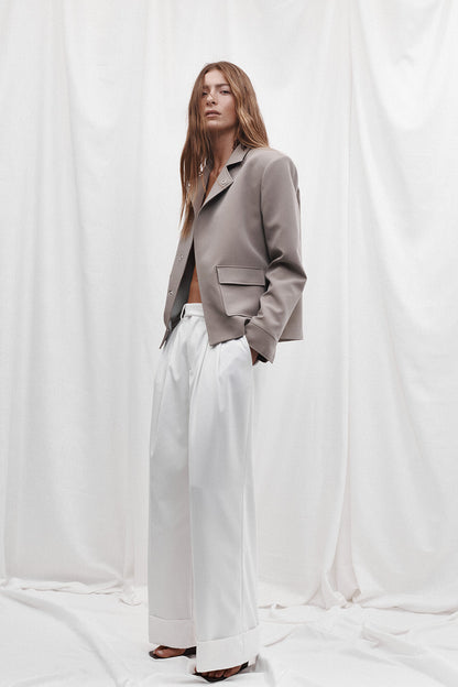 Rebe | Spence Trouser - Salt White