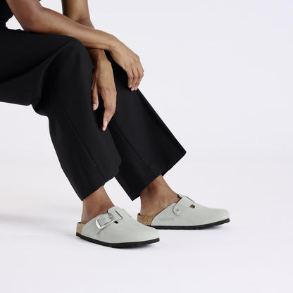 Birkenstock | Boston Big Bukle Reg - Pure Sage