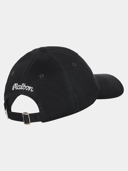 Malbon | Evergreen Washed Cotton Twill Dad Hat - Black