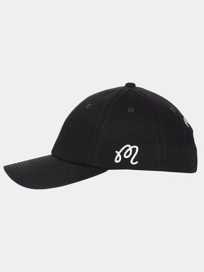 Malbon | Evergreen Washed Cotton Twill Dad Hat - Black