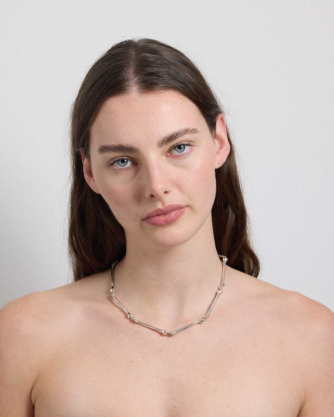 Meadowlark | Bone Necklace Bold - Sterling Silver