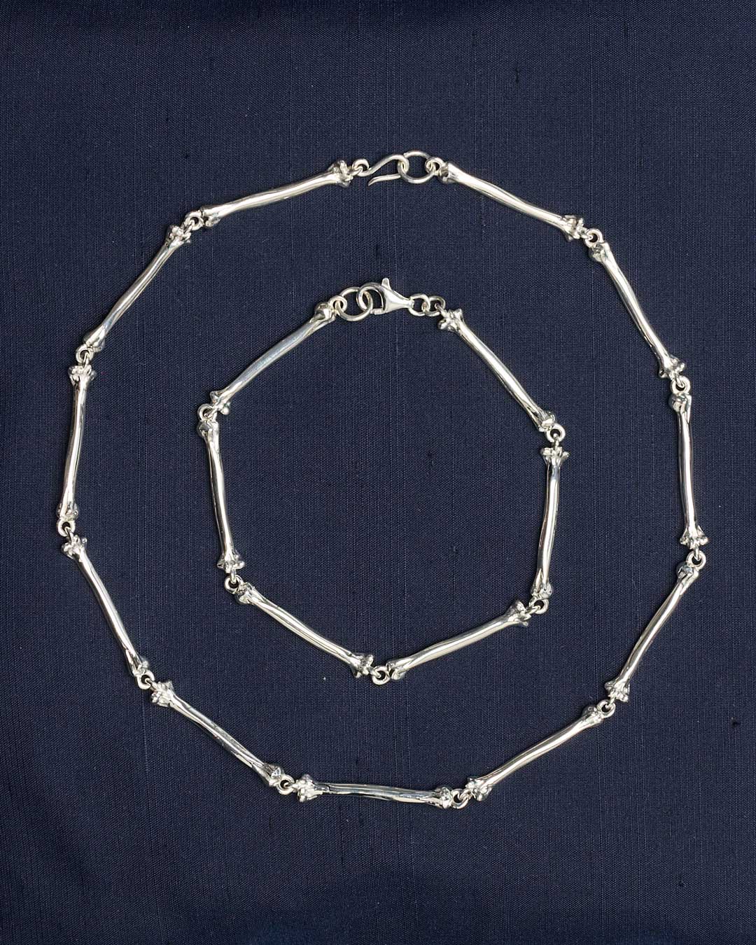 Meadowlark | Bone Bracelet - Sterling Silver
